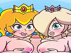 Peach And Rosalina: A Steamy Threesome